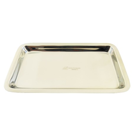 Bandeja em inox 20 x 10 x 2 cm