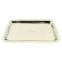 Bandeja em inox 20 x 10 x 2 cm